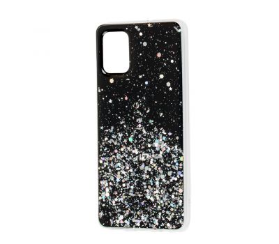 Чохол для Samsung Galaxy A51 (A515) Confetti Metal Dust чорний