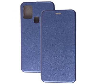 Чохол книжка Premium для Samsung Galaxy A21s (A217) темно-синій 2517479