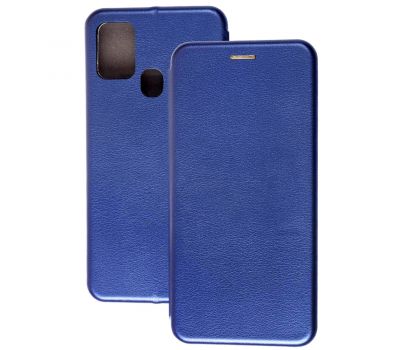 Чохол книжка Premium для Samsung Galaxy A21s (A217) темно-синій
