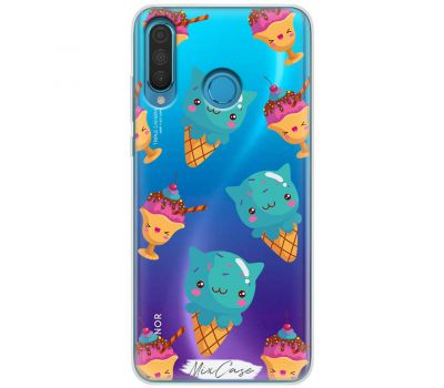 Чохол для Huawei P30 Lite Mixcase з 3D вічками дизайн 4