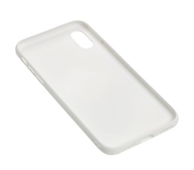 Чохол для iPhone Xs Max glass LV білий 2525632