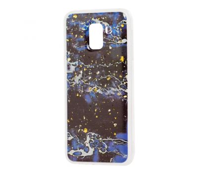Чохол для Samsung Galaxy J6 2018 (J600) Art confetti "мармур синій"