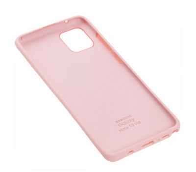 Чохол для Samsung Galaxy Note 10 Lite (N770) Silicone Full рожевий / pudra 2526711