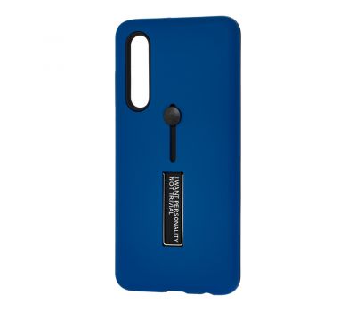 Чохол для Huawei P30 Kickstand темно-синій