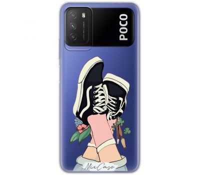 Чохол для Xiaomi Poco M3 Mixcase дівчина дизайн 4