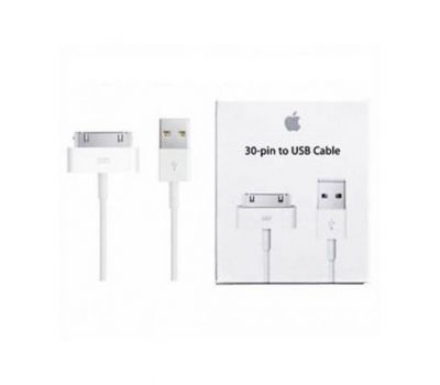 Кабель USB Apple 30-pin белый (MA591G/C) paper box