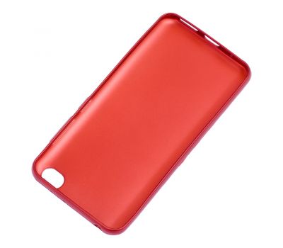 Чохол для Xiaomi Redmi Go Soft матовий темно-червоний 2533797