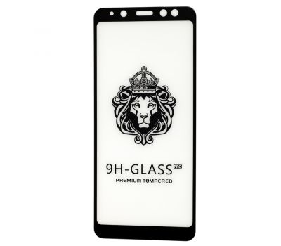 Захисне скло Samsung Galaxy A8 2018 (A530) Full Glue Lion чорне