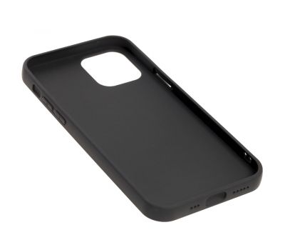 Чохол для iPhone 12 / 12 Pro Leather cover чорний 2535462