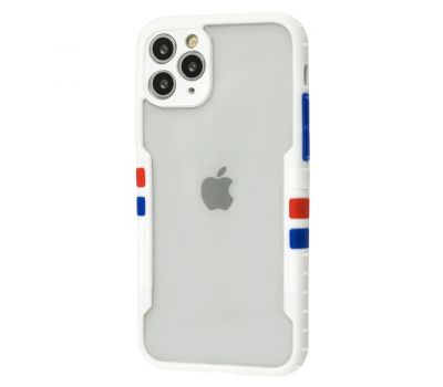 Чохол для iPhone 11 Pro Max Armor clear білий