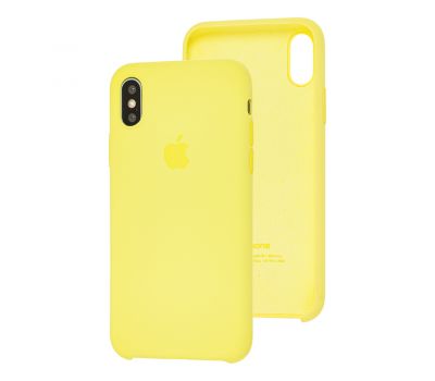 Чохол Silicone для iPhone X / Xs Premium case lemonad