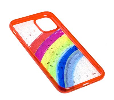 Чохол для iPhone 11 Colorful Rainbow червоний 2545346