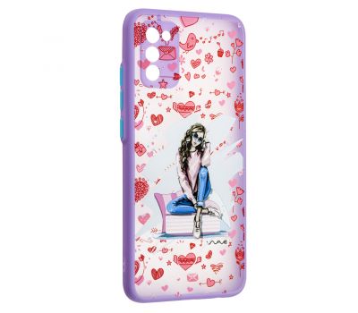 Чохол для Samsung Galaxy A02s (A025) Wave Cartoon heart overload