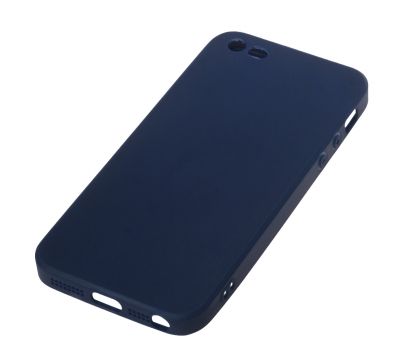 Чохол для iPhone 5 Soft matt синій 2550787