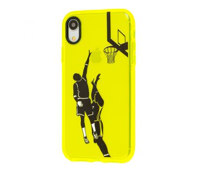Чохол для iPhone Xr Neon print basketball