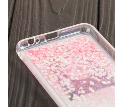 Чохол для Samsung Galaxy A6+ 2018 (A605) Блиск вода світло-рожевий "морозиво" 256249