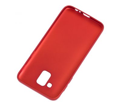 Чохол для Samsung  J6 2018 (J600) Soft матовий червоний 2560205