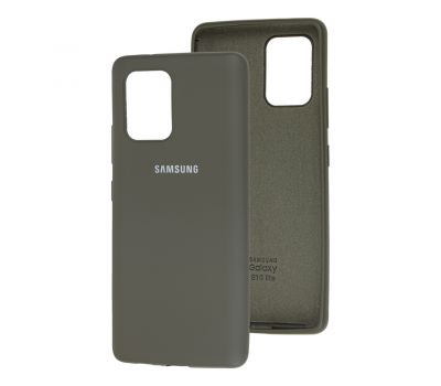 Чохол для Samsung Galaxy S10 Lite (G770) Silicone Full темно-оливковий