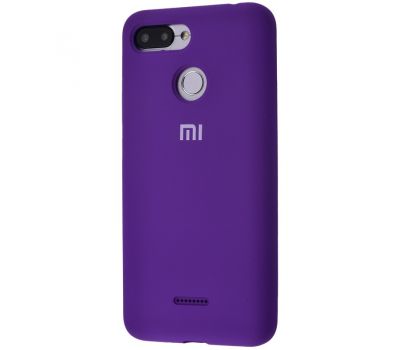 Чохол для Xiaomi Redmi 6 Silicone Full фіолетовий
