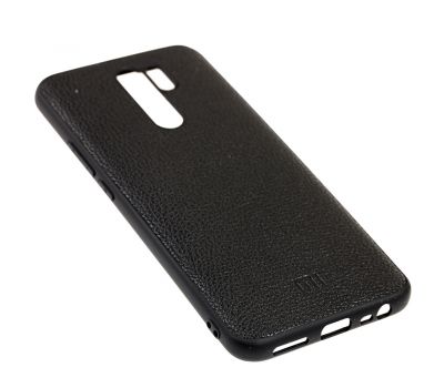 Чохол для Xiaomi Redmi 9 Leather cover чорний 2566609
