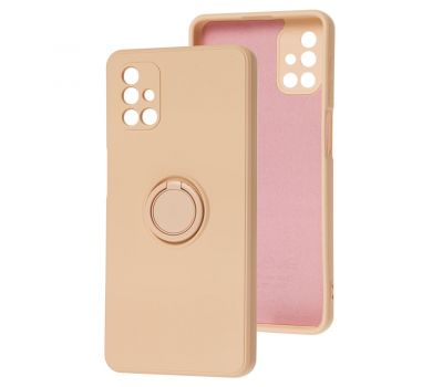 Чохол для Samsung Galaxy M51 (M515) WAVE Color Ring рожевий / pink sand