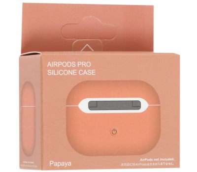 Чохол для AirPods Pro Slim case "папайя" 2568549