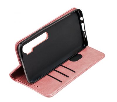 Чохол книжка Business Leather для Xiaomi Mi Note 10 Lite рожевий 2568961