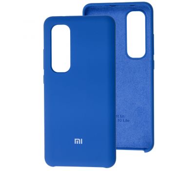 Чохол Silicone для Xiaomi Mi Note 10 Lite Premium blue