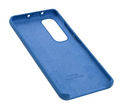 Чохол Silicone для Xiaomi Mi Note 10 Lite Premium blue 2569095