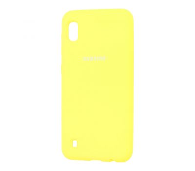Чохол для Samsung Galaxy A10 (A105) Silicone Full лимонний 2571183