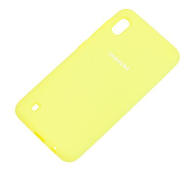 Чохол для Samsung Galaxy A10 (A105) Silicone Full лимонний 2571181