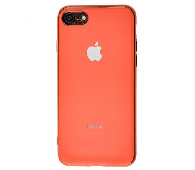 Чохол для iPhone 7 / 8 Silicone case матовий (TPU) кораловий