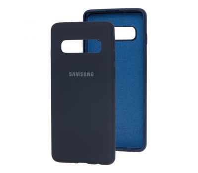 Чохол для Samsung Galaxy S10 (G973) Silicone Full синій / midnight blue