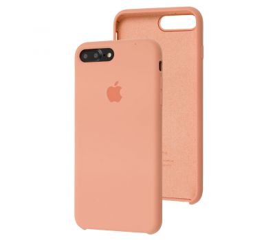 Чохол Silicone для iPhone 7 Plus / 8 Plus case бегонія червоний