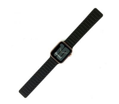 Ремінець для Apple Watch 38/40mm Leather Link чорний 2578720