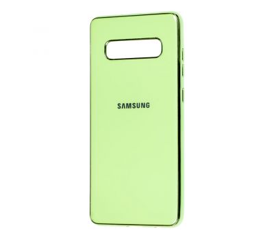 Чохол для Samsung Galaxy S10 (G973) Silicone case (TPU) м'ятний