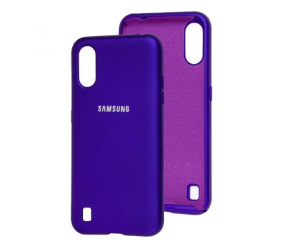 Чохол для Samsung Galaxy A01 (A015) Silicone Full ультра фіолетовий