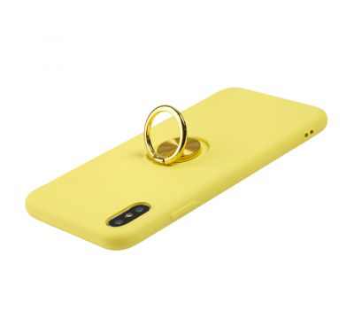 Чохол для iPhone Xs Max Summer ColorRing жовтий 2581897
