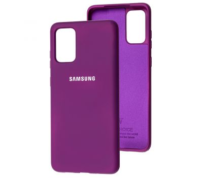 Чохол для Samsung Galaxy S20+ (G985) Silicone Full фіолетовий / grape