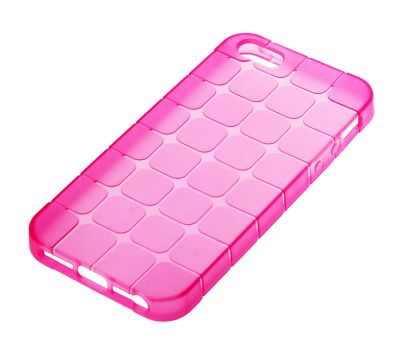 Чохол квадрат для iPhone 5 рожевий 2582654