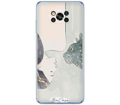 Чохол для Xiaomi Poco X3 / X3 Pro Mixcase тварини дизайн 17