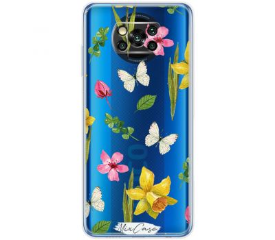 Чохол для Xiaomi Poco X3 / X3 Pro Mixcase квіти дизайн 5