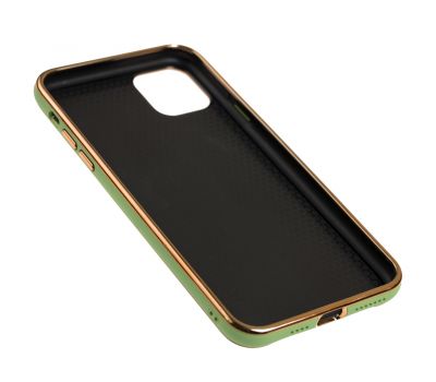 Чохол для iPhone 11 Pro Max Glass Premium м'ятний 2583937