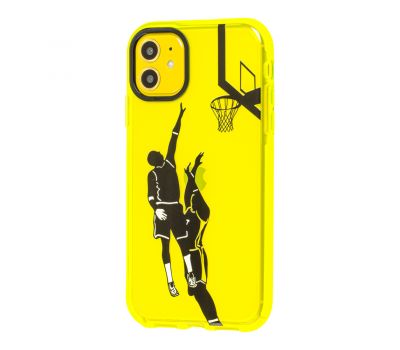Чохол для iPhone 11 Neon print basketball