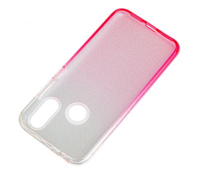 Чохол для Xiaomi Redmi 7 Shining Glitter сріблясто-рожевий 2588757