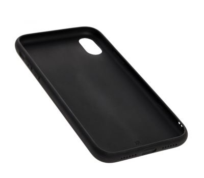 Чохол для iPhone Xr Kaws leather чорний 2589968