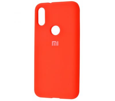 Чохол для Xiaomi Mi Play Silicone Full помаранчевий