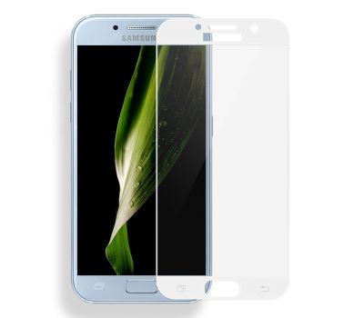 Захисне скло для Samsung A720/A7 (2017) 5D біле
