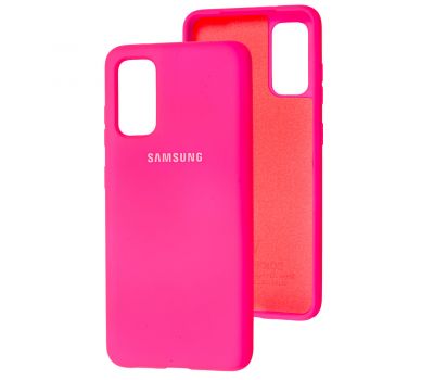 Чохол для Samsung Galaxy S20 (G980) Silicone Full рожевий
