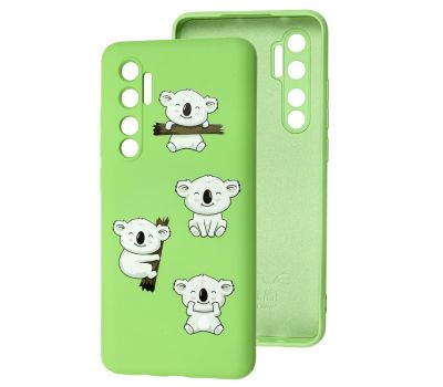 Чохол для Xiaomi Mi Note 10 Lite Wave Fancy koala / mint gum
